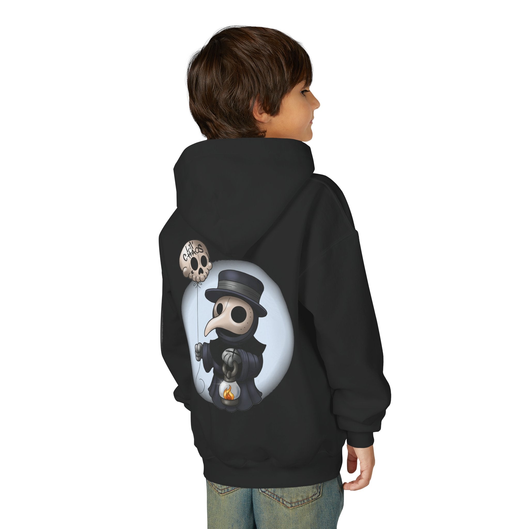 Doctor Chaos Youth Heavy Blend Hooded Sweatshirt