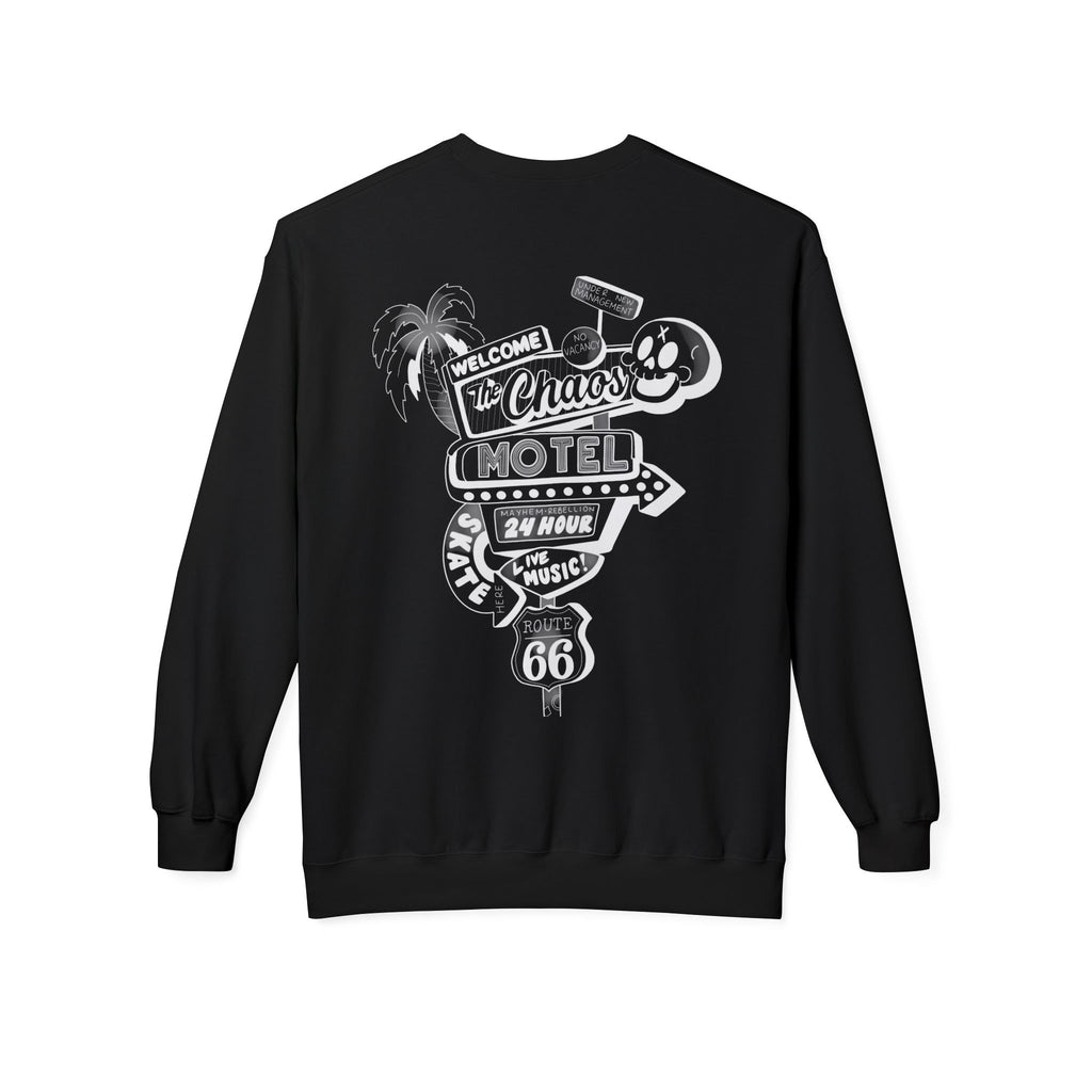 Chaos Motel Unisex Midweight Softstyle Fleece Crewneck Sweatshirt