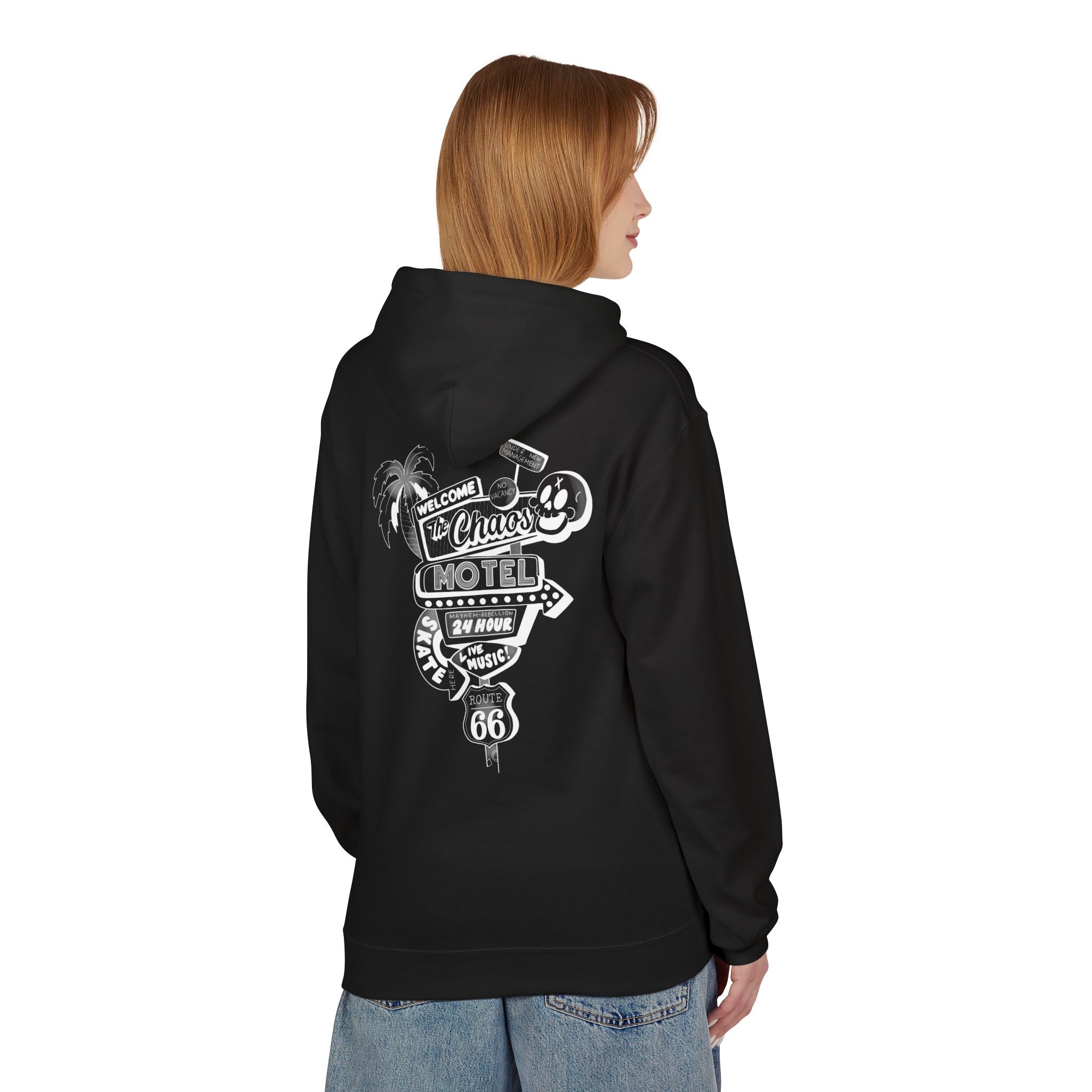 Chaos Motel Unisex Midweight Softstyle Fleece Hoodie