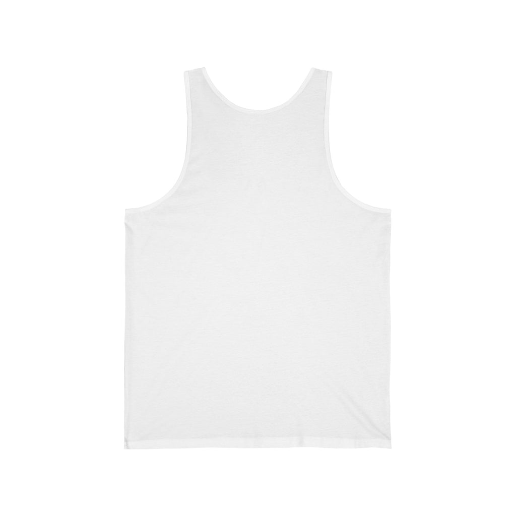 Dad Bod Unisex Tank Top (White)
