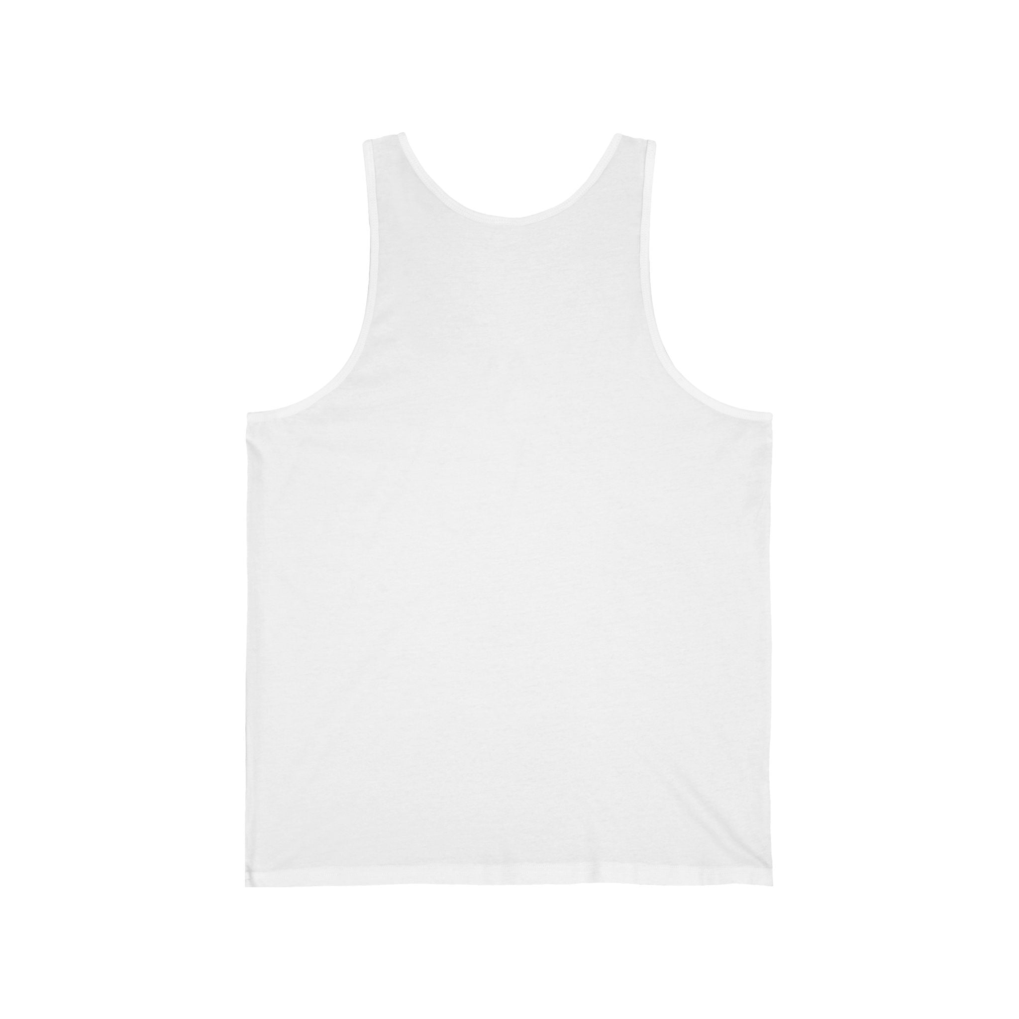 Dad Bod Unisex Tank Top (White)