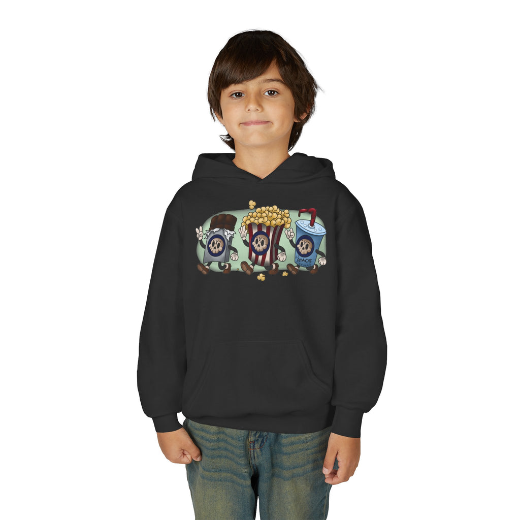 Cinema Chaos Youth Heavy Blend Hooded Sweatshirt
