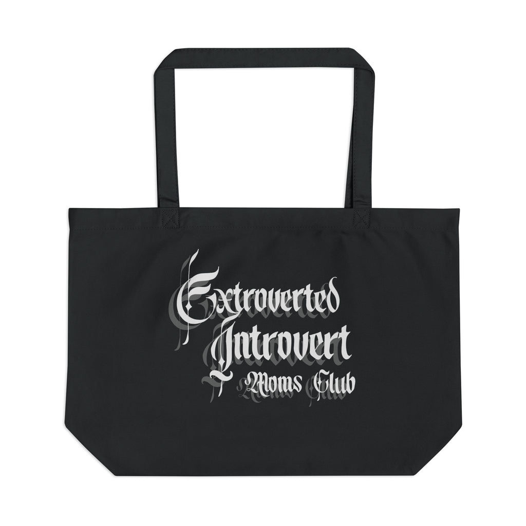 Extroverted Introvert Large Eco Tote