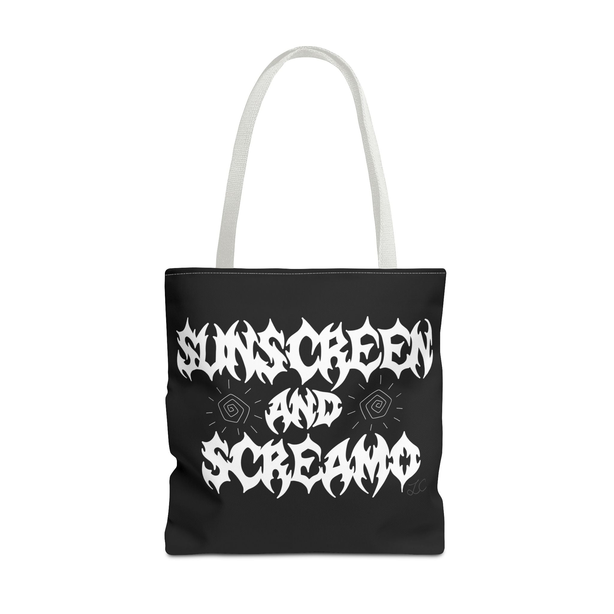 Sunscreen and Screamo Tote Bag