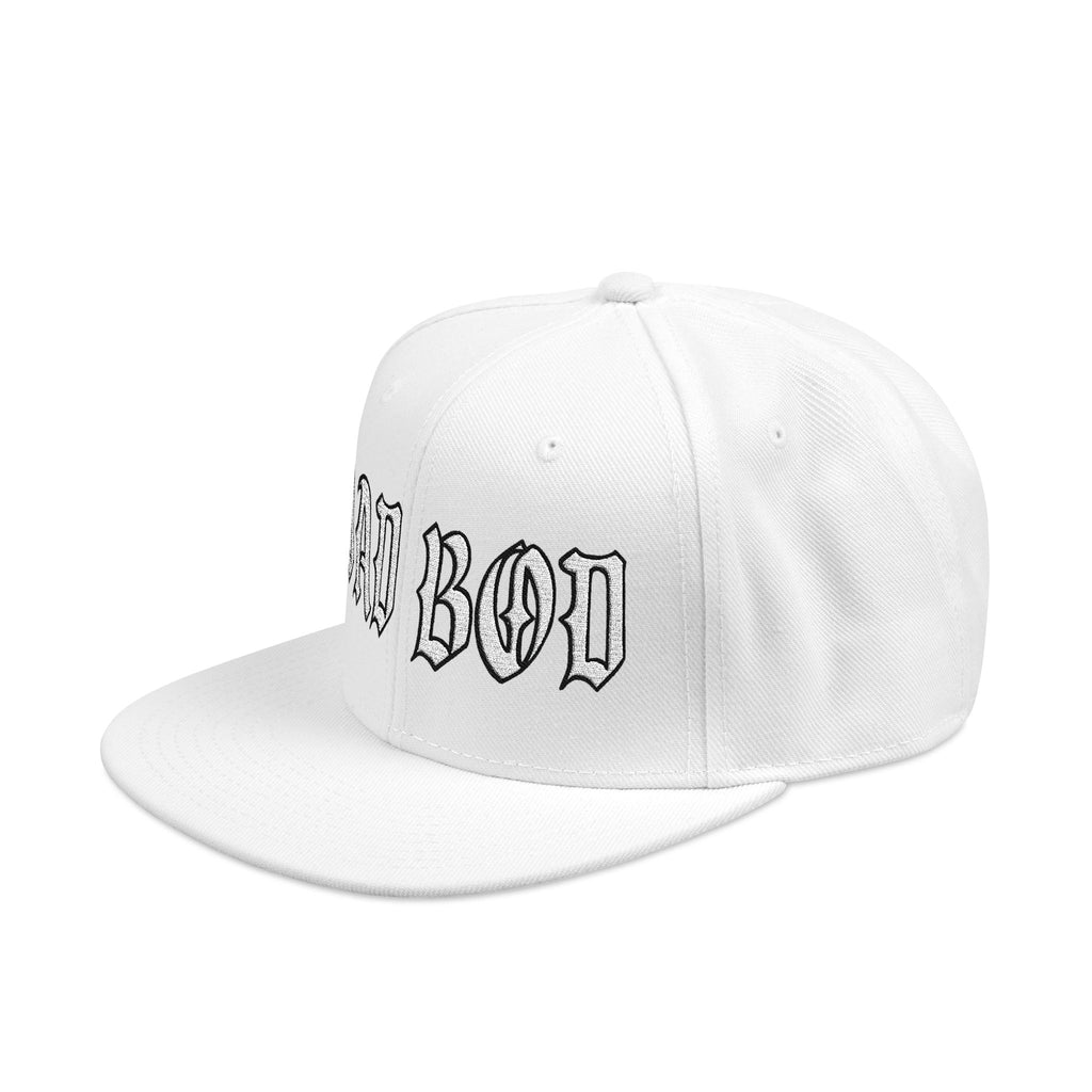 Dad Bod Snapback (Embroidery) (White)