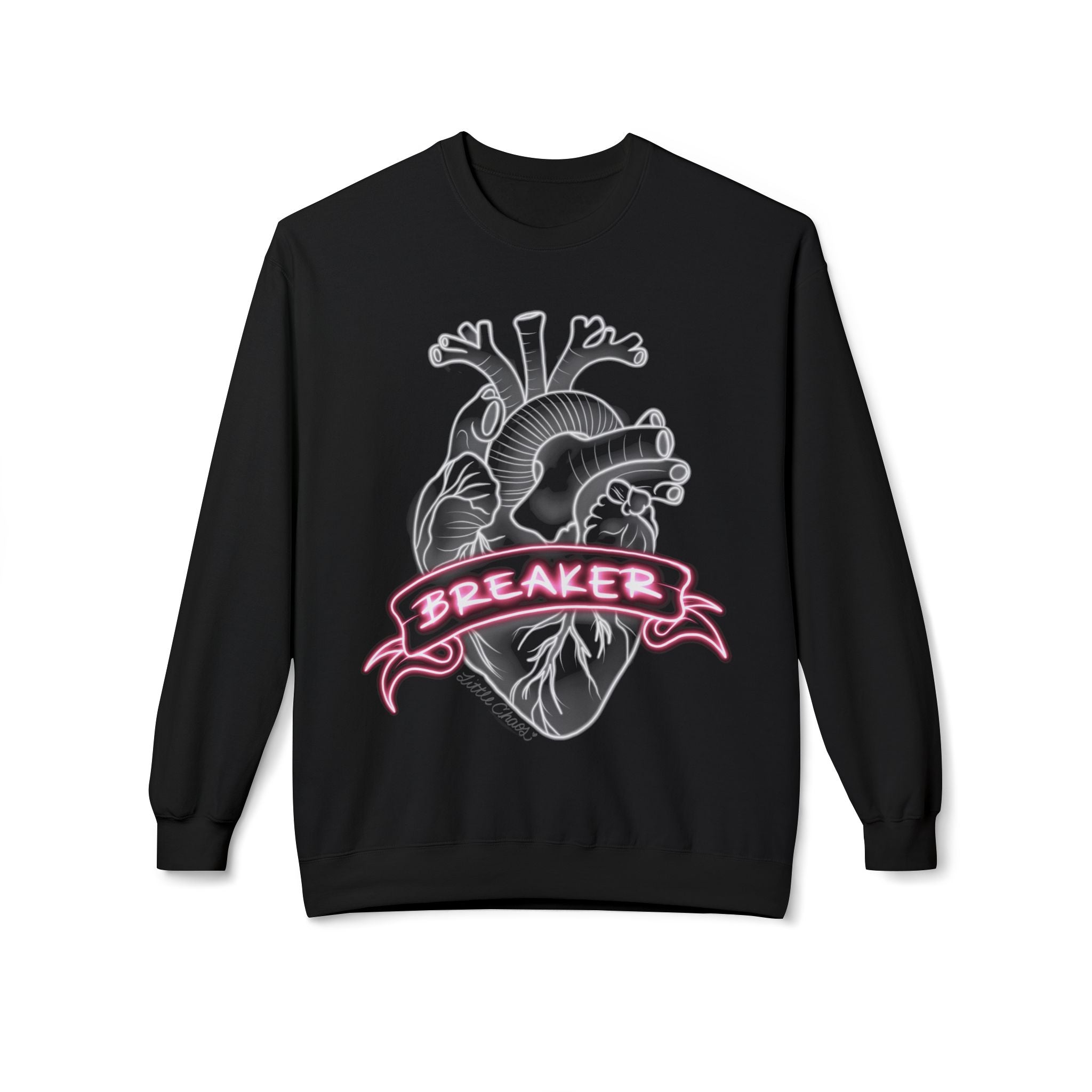 Heart Breaker Unisex Midweight Softstyle Fleece Crewneck Sweatshirt