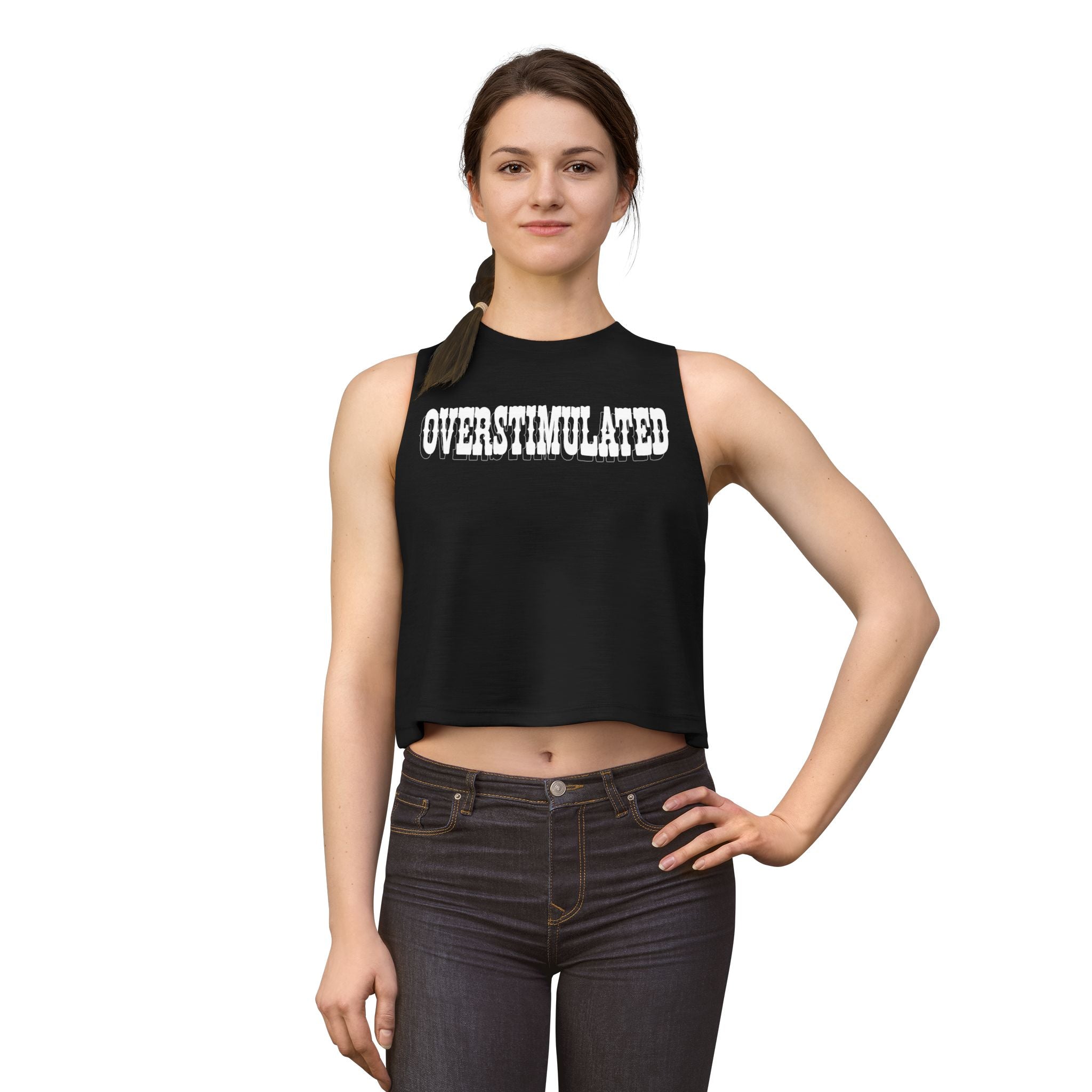 Overstimulated Women's Crop Top
