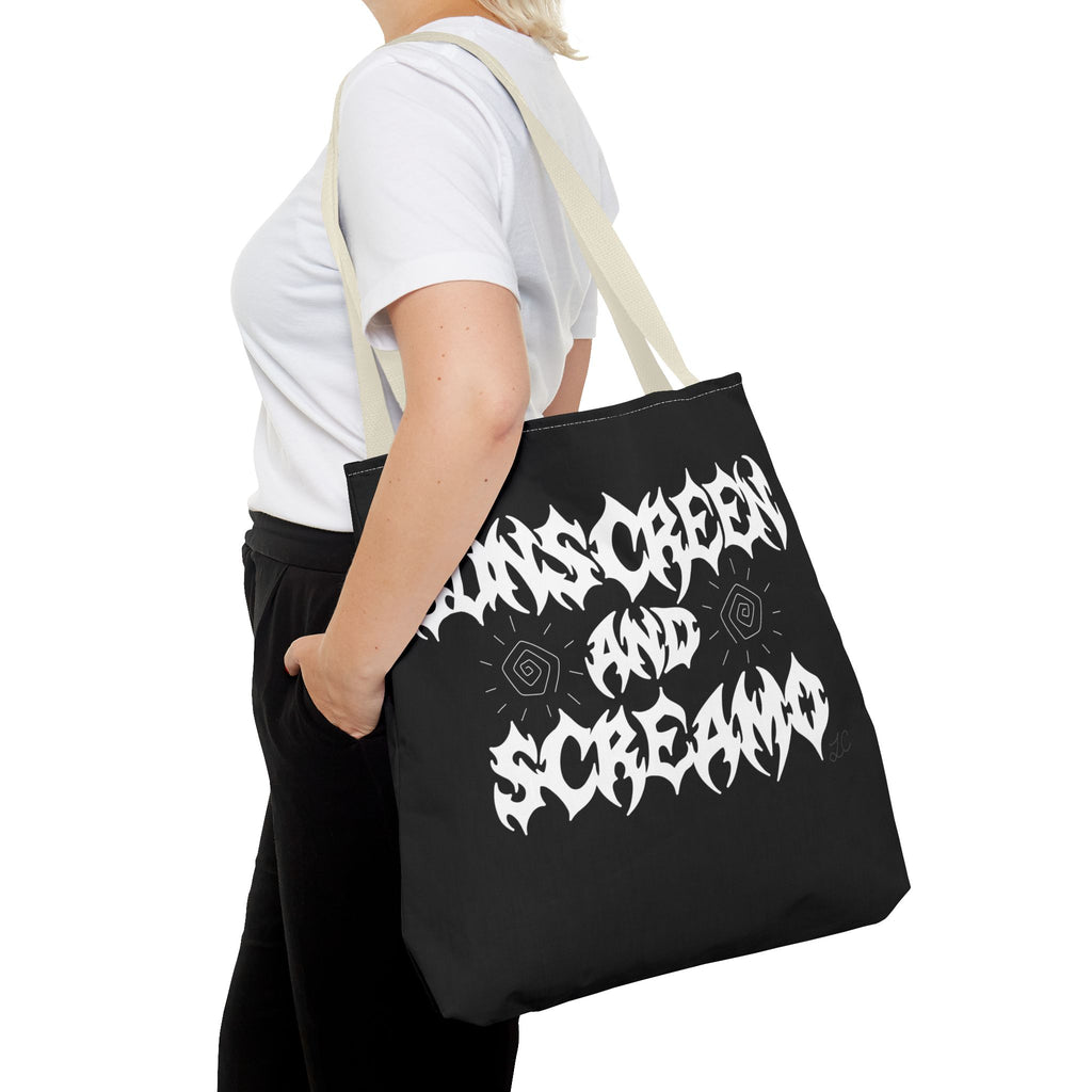 Sunscreen and Screamo Tote Bag