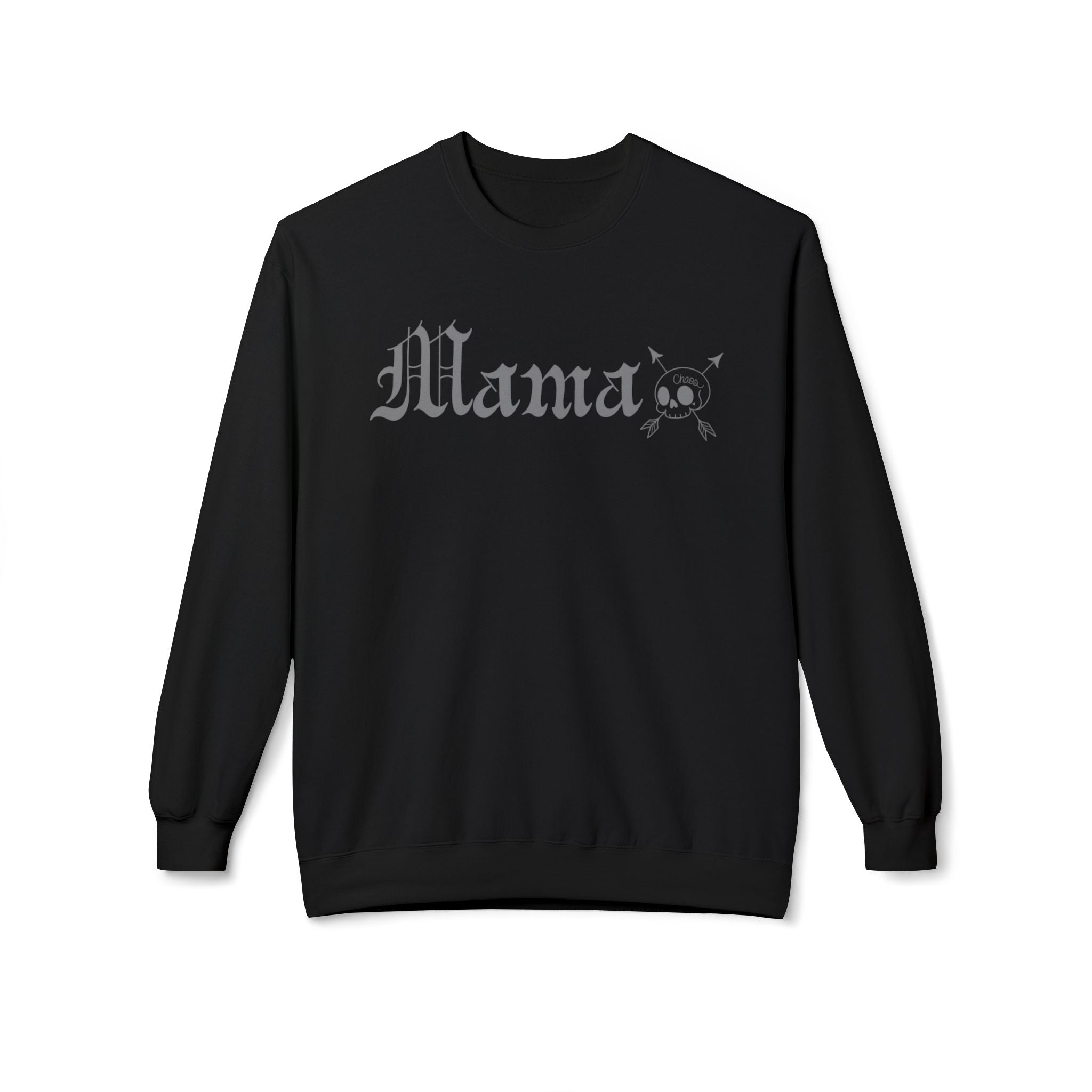 Mama Skull Unisex Midweight Softstyle Fleece Crewneck Sweatshirt