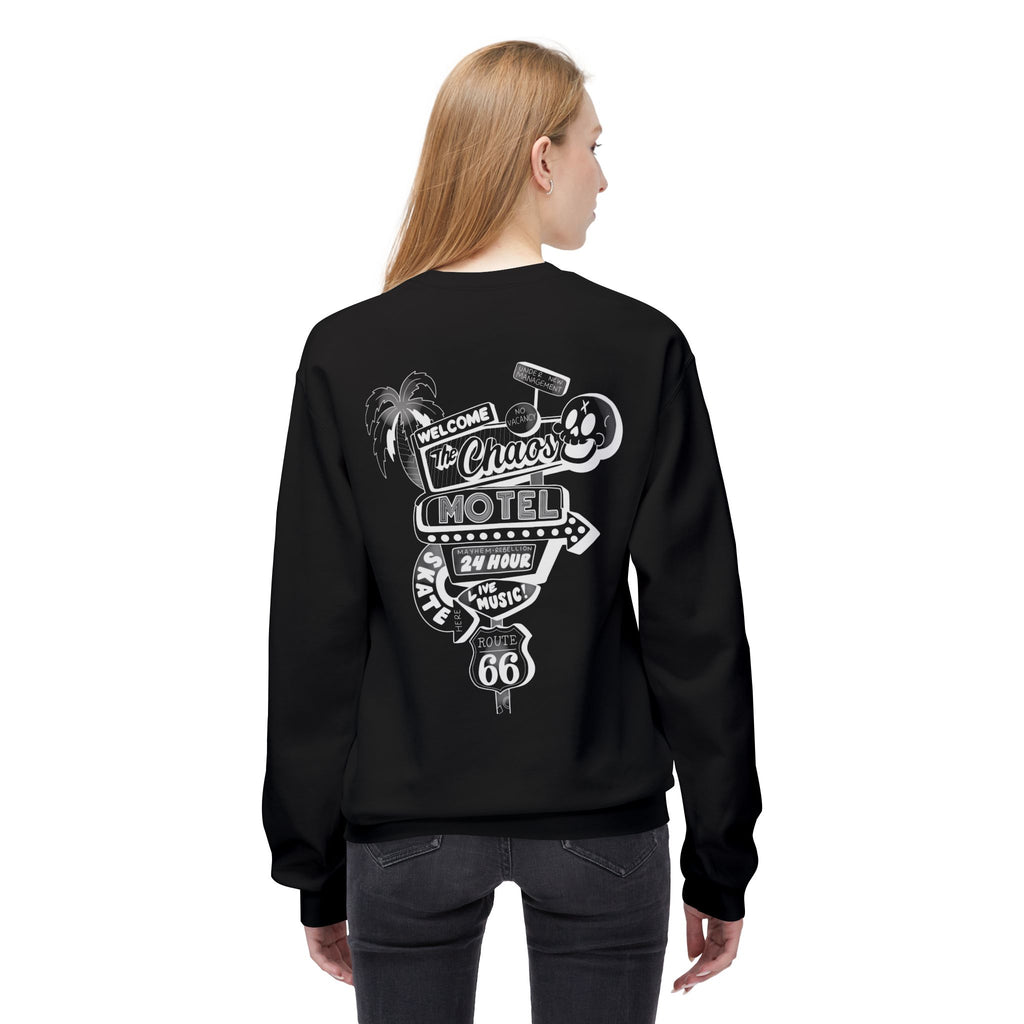 Chaos Motel Unisex Midweight Softstyle Fleece Crewneck Sweatshirt