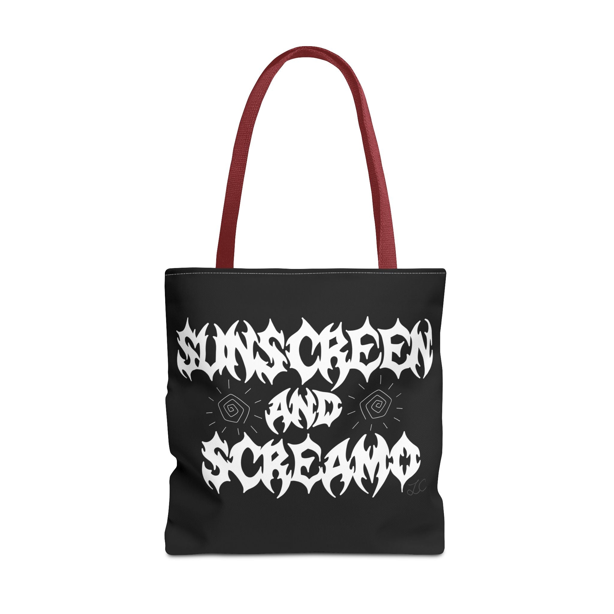 Sunscreen and Screamo Tote Bag