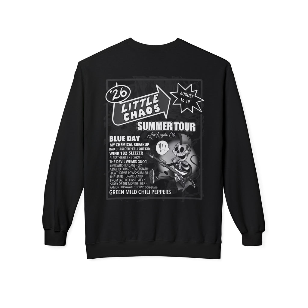 Summer Tour Midweight Softstyle Fleece Crewneck Sweatshirt