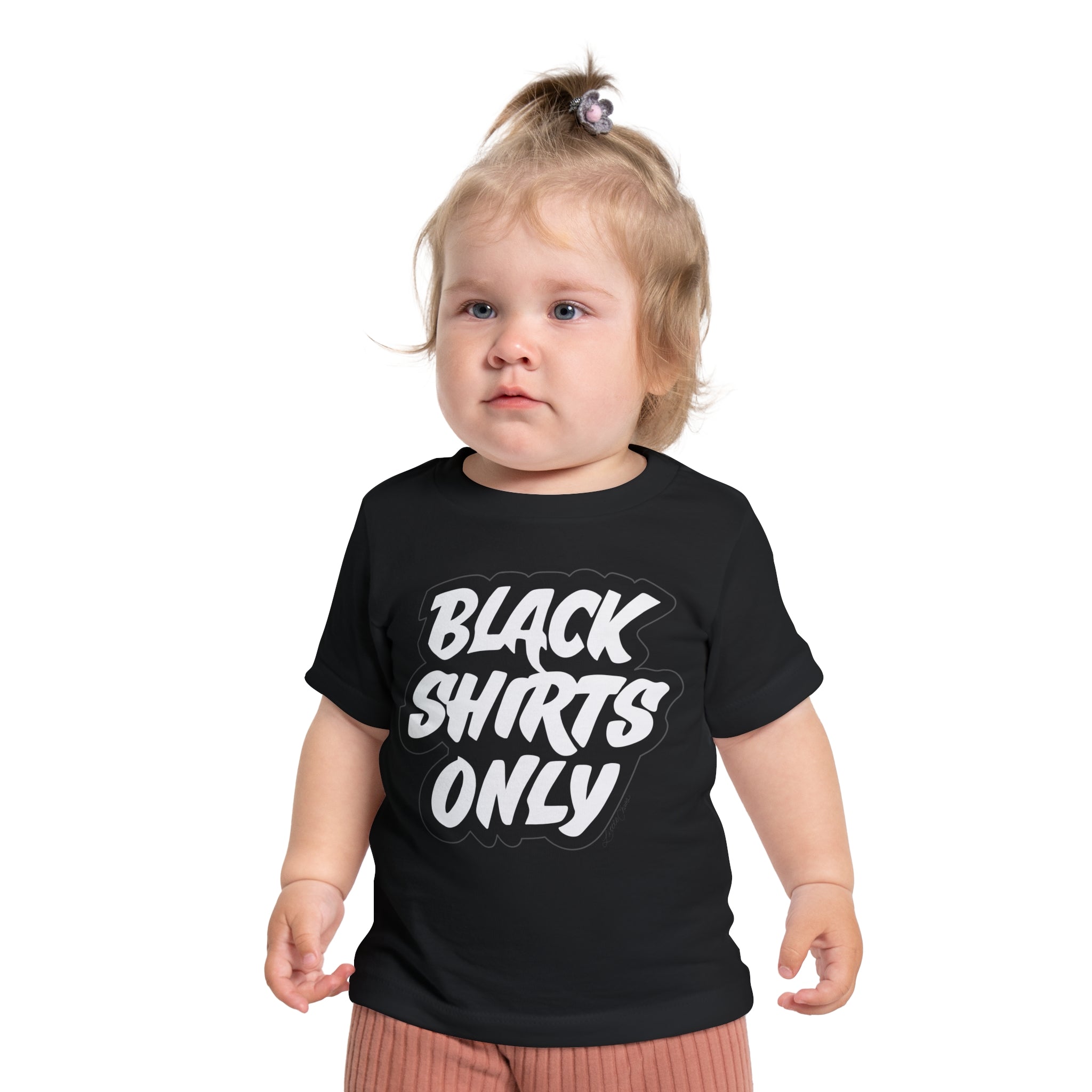 Black Shirts Only Baby Tee