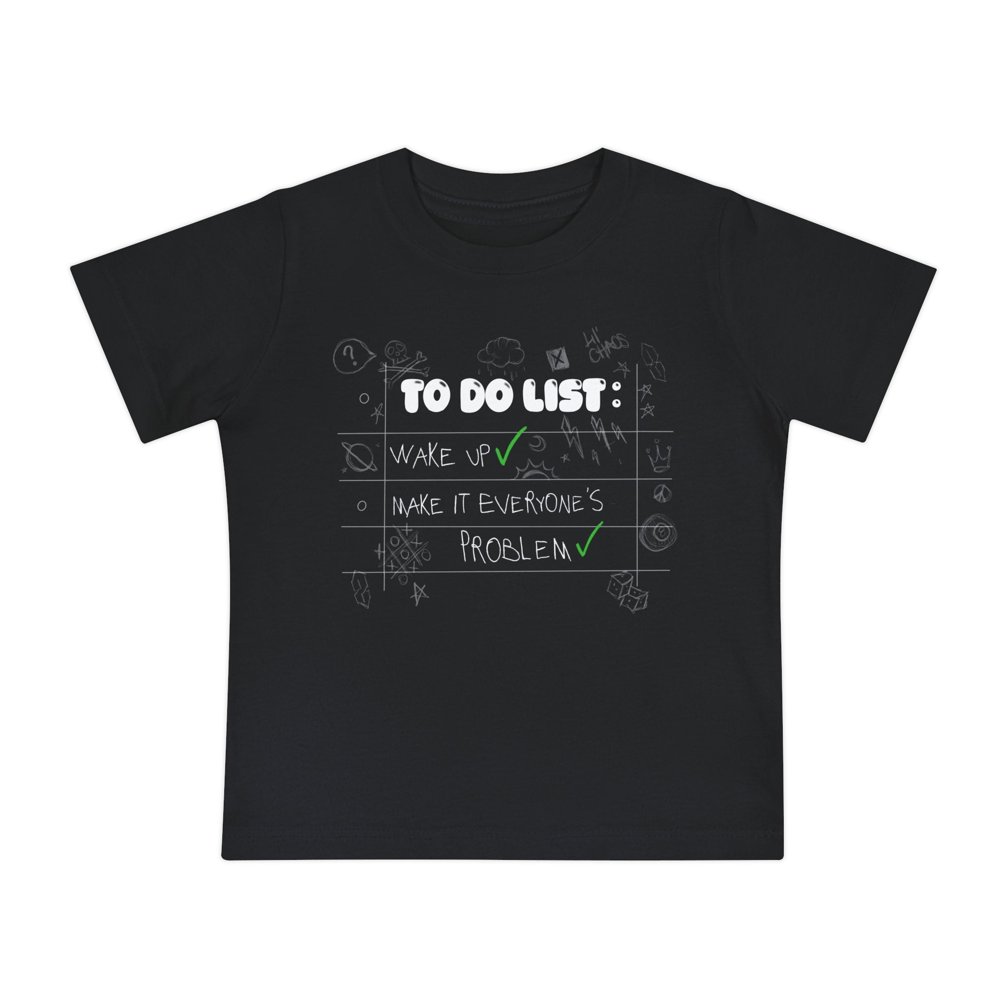 To Do List Baby Tee