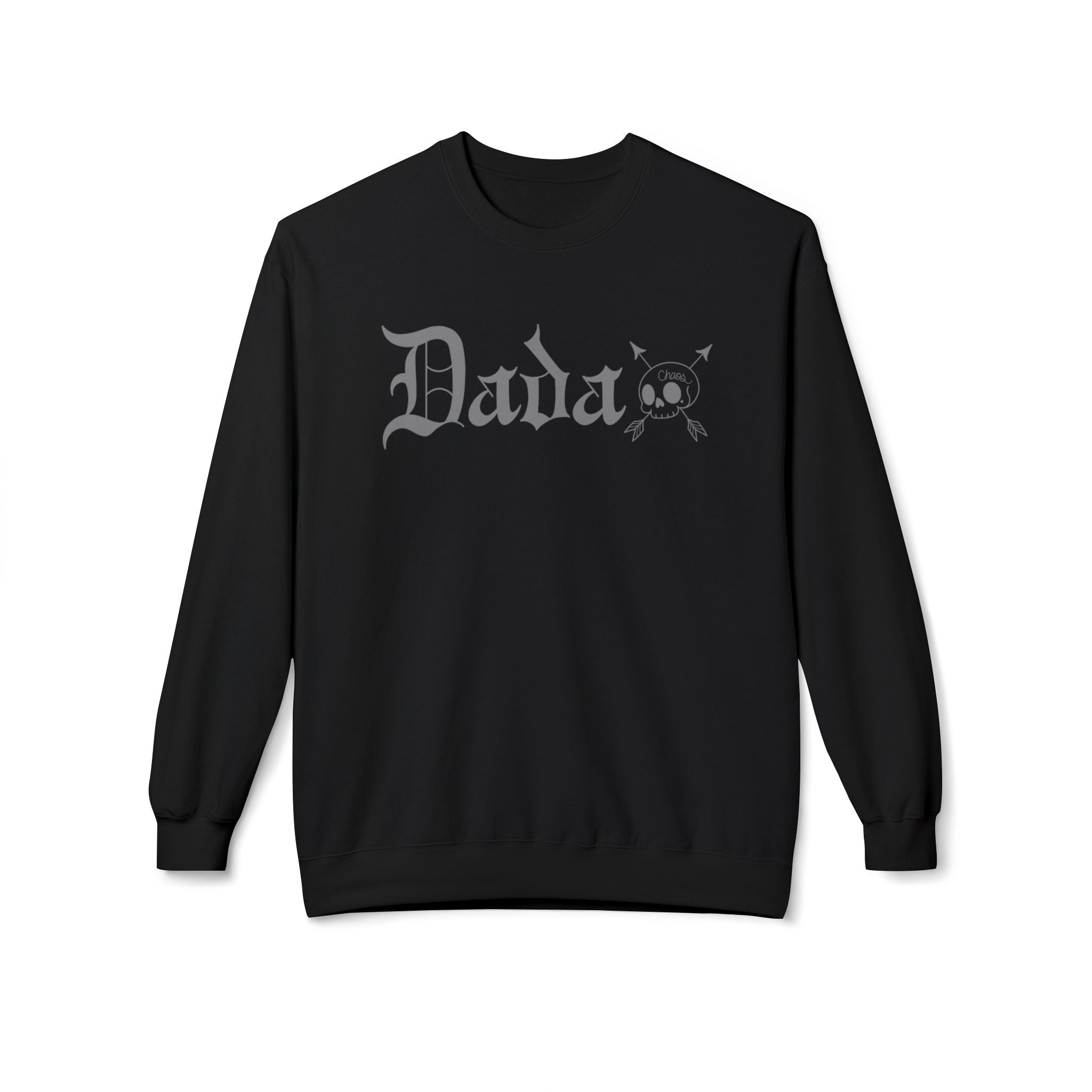 Dada Skull Unisex Midweight Softstyle Fleece Crewneck Sweatshirt