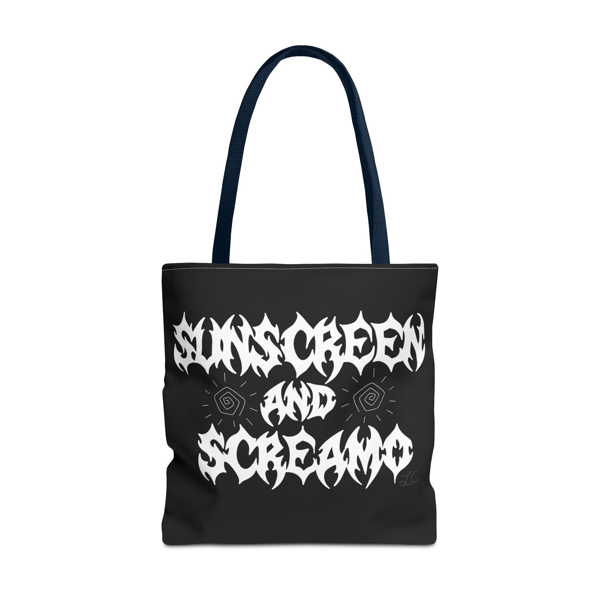 Sunscreen and Screamo Tote Bag