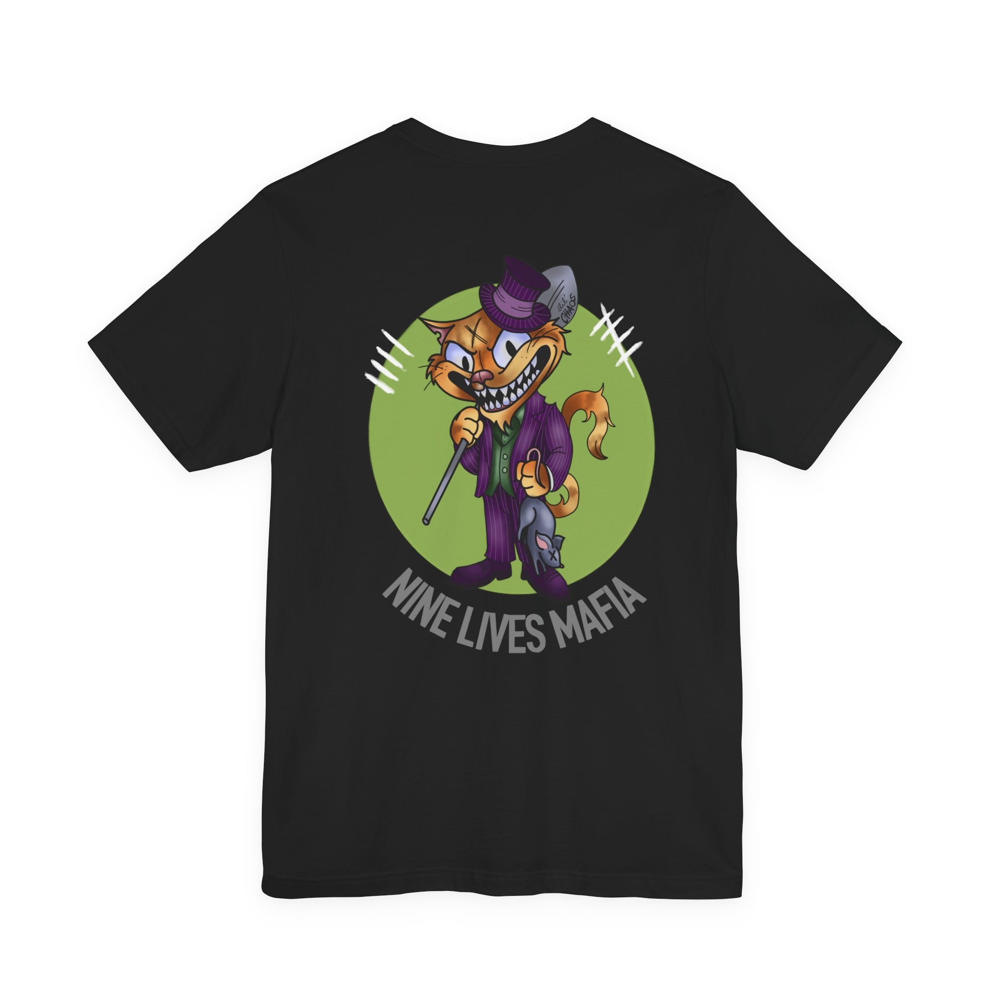 Nine Lives Mafia Adult Tee (Bella Canvas)
