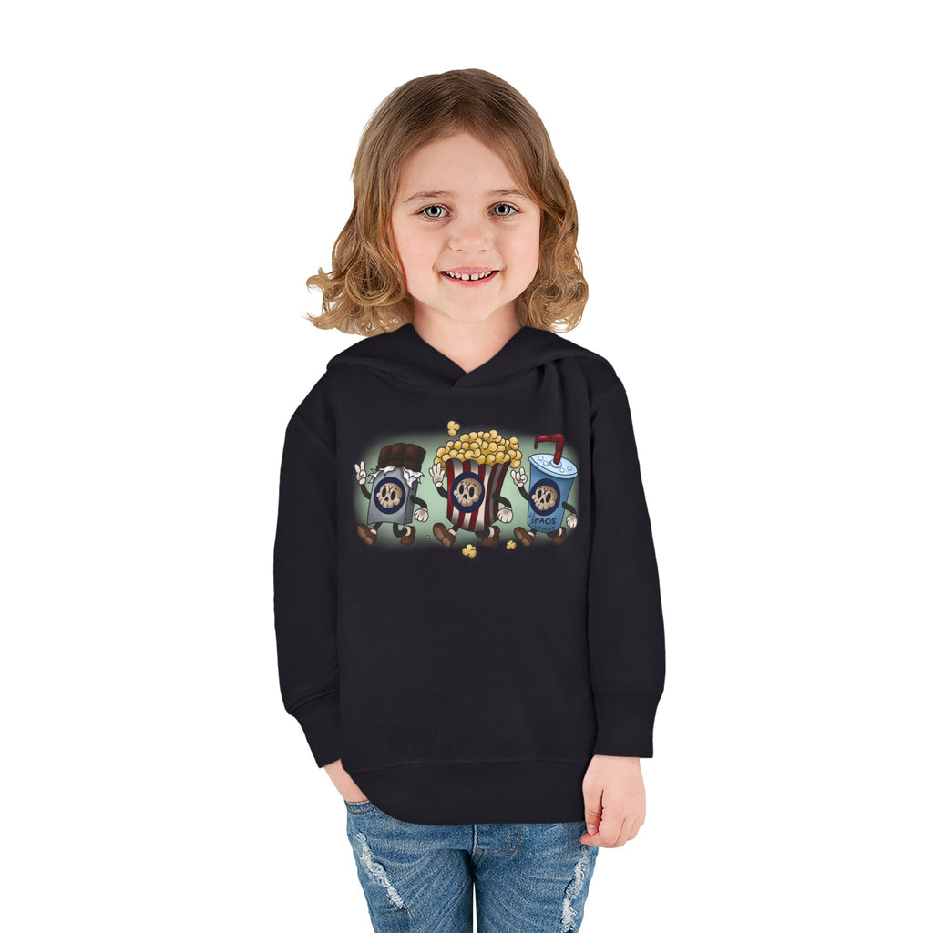 Cinema Chaos Toddler Pullover Fleece Hoodie