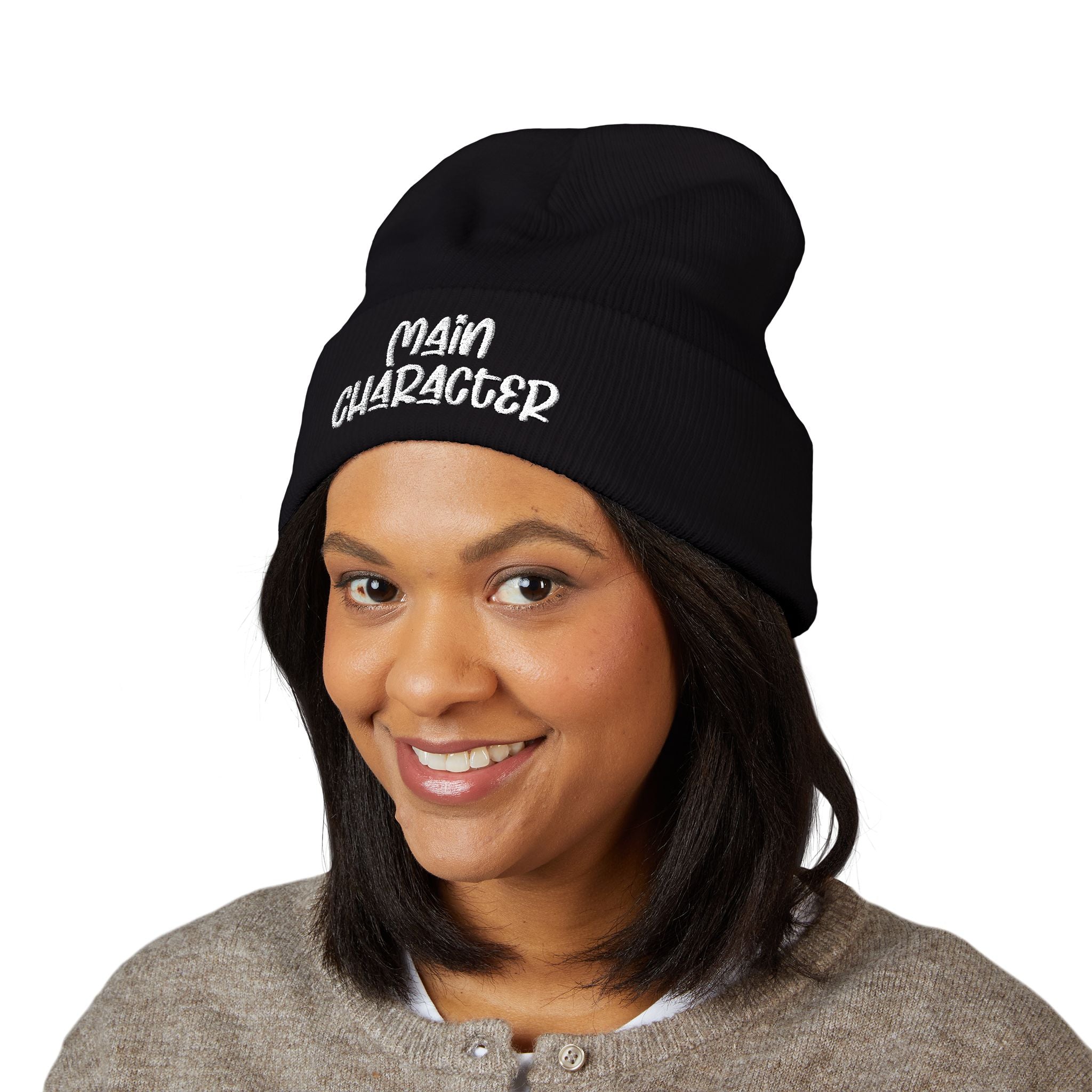 Main Character Classic Cuffed Beanie (Embroidery)