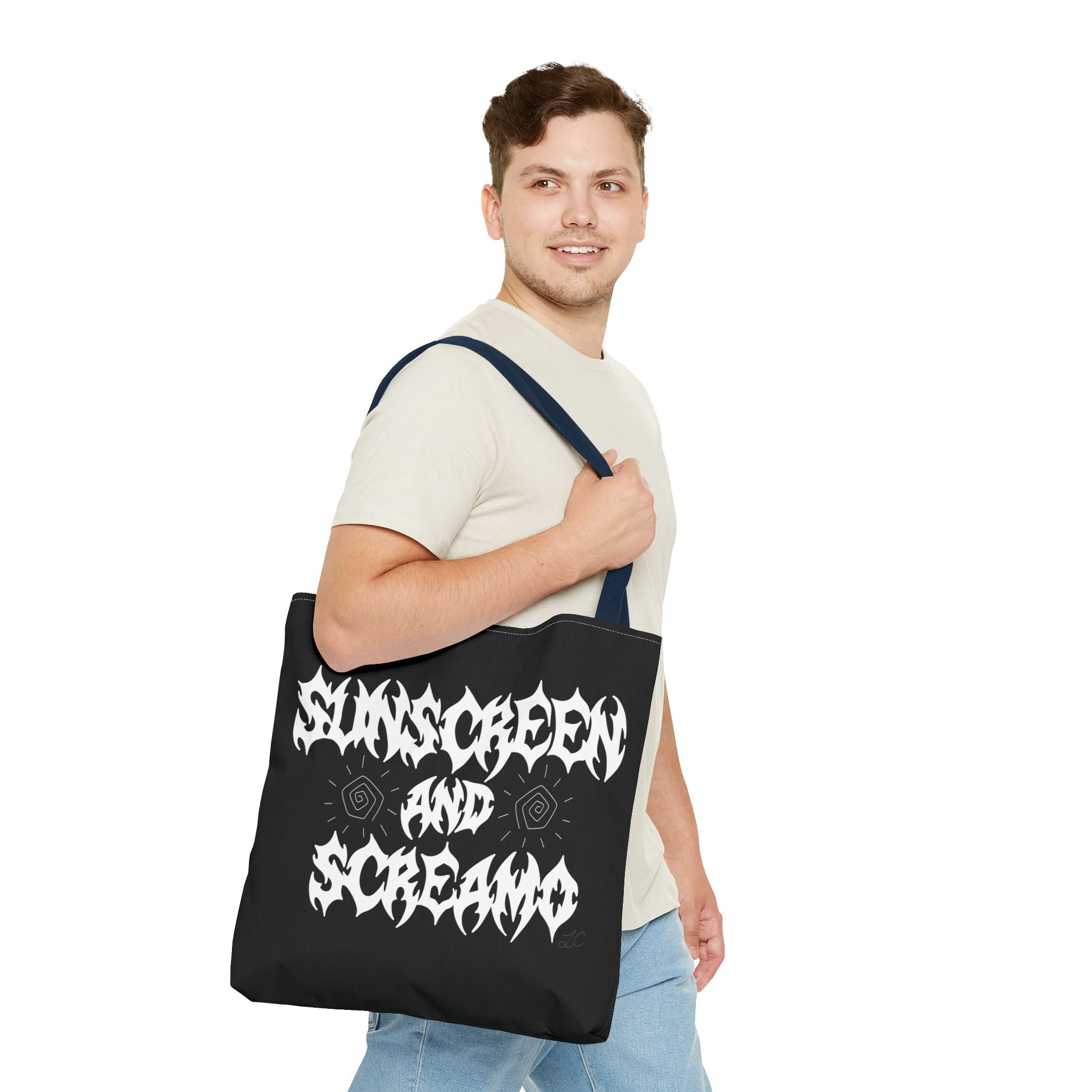 Sunscreen and Screamo Tote Bag