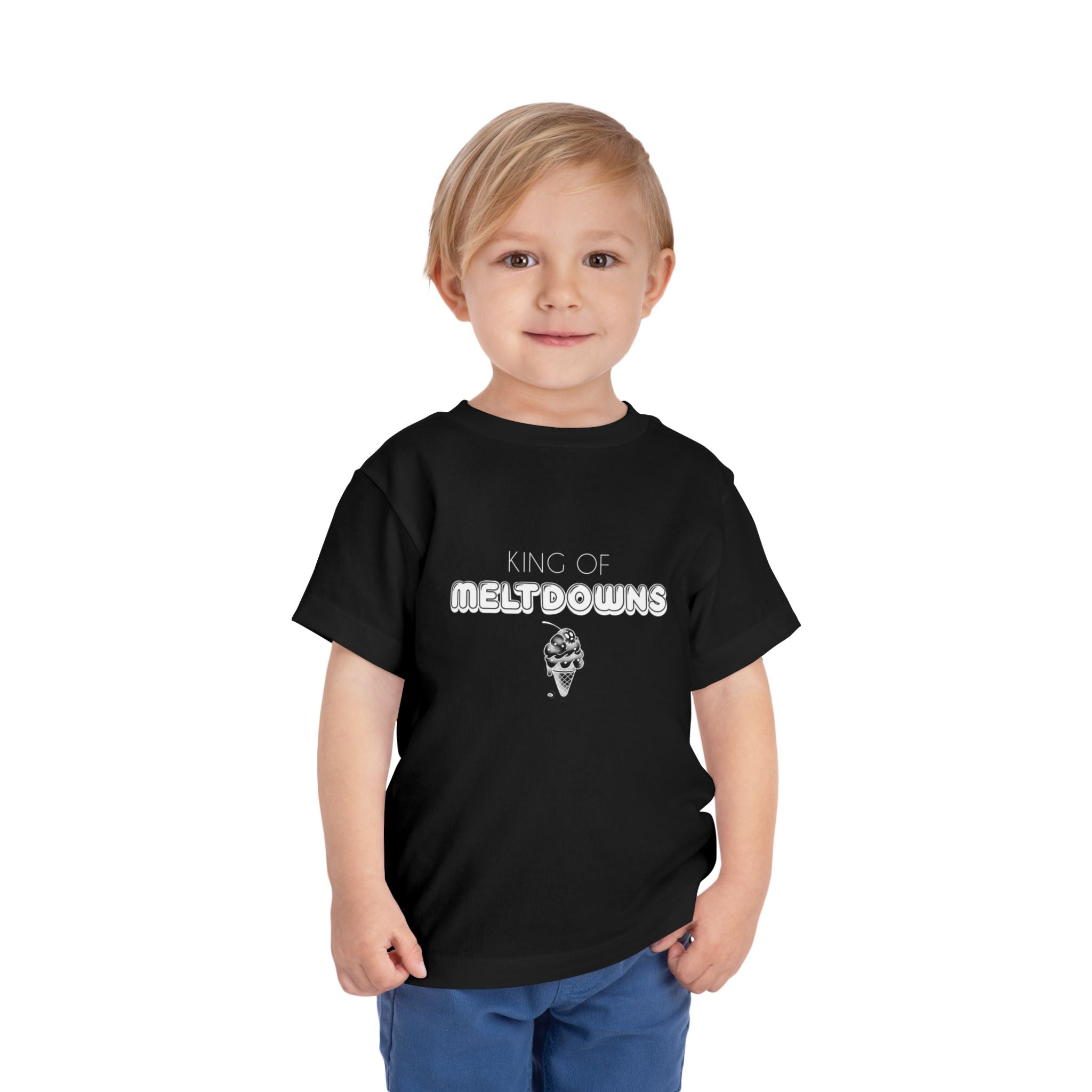 King of Meltdowns Toddler Short Sleeve Tee
