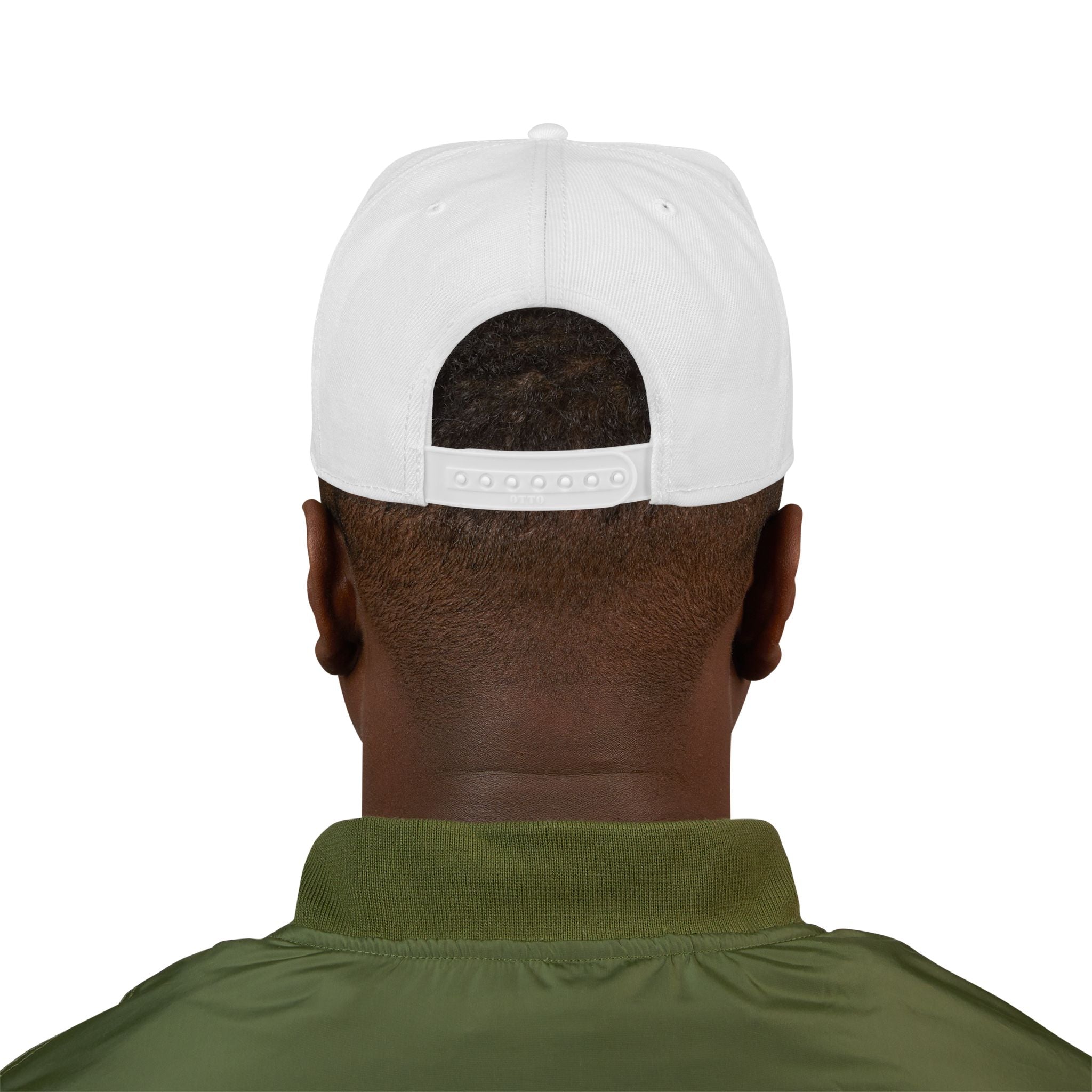 Dad Bod Snapback (Embroidery) (White)