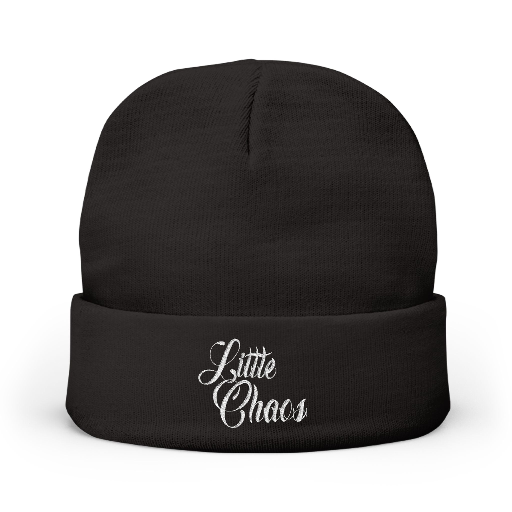 Little Chaos Knit Beanie (Embroidery)
