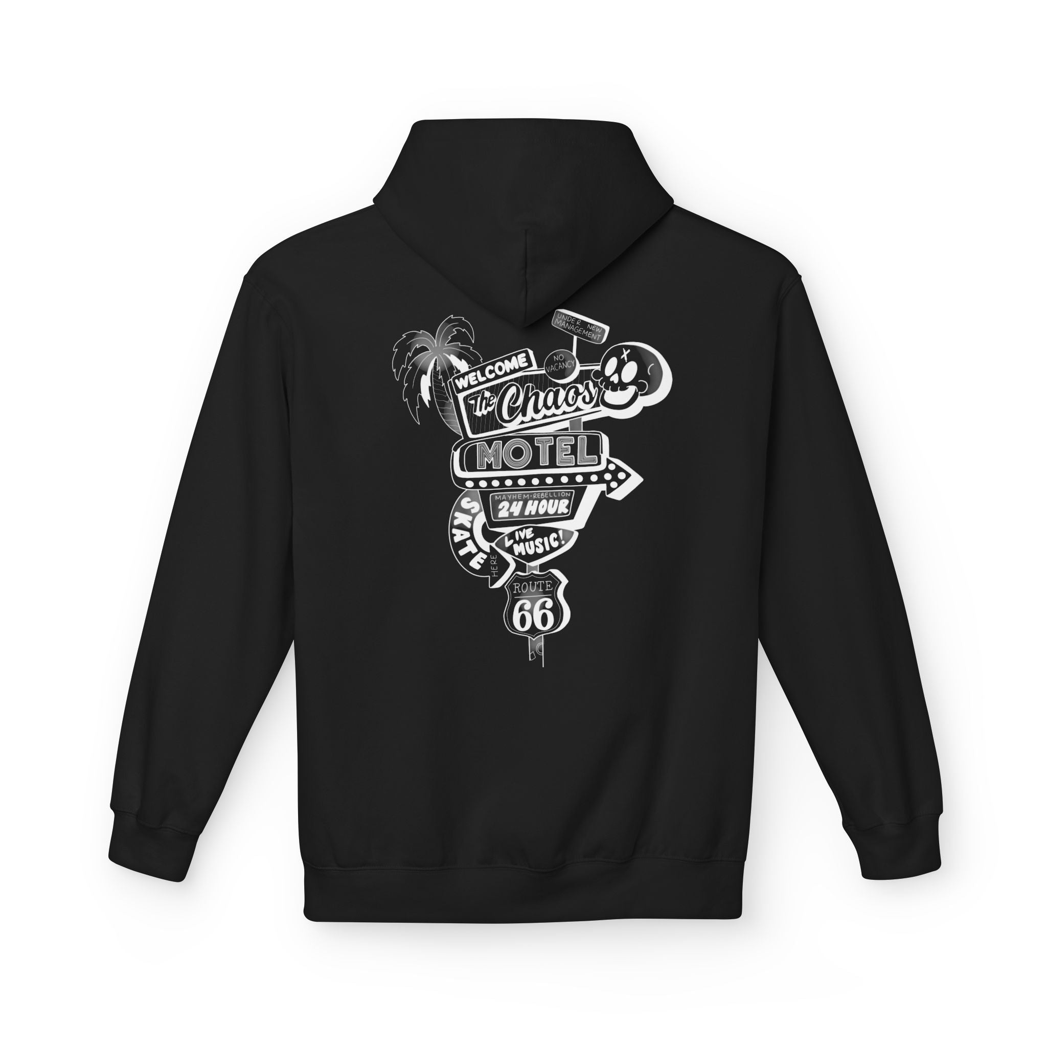 Chaos Motel Unisex Midweight Softstyle Fleece Hoodie