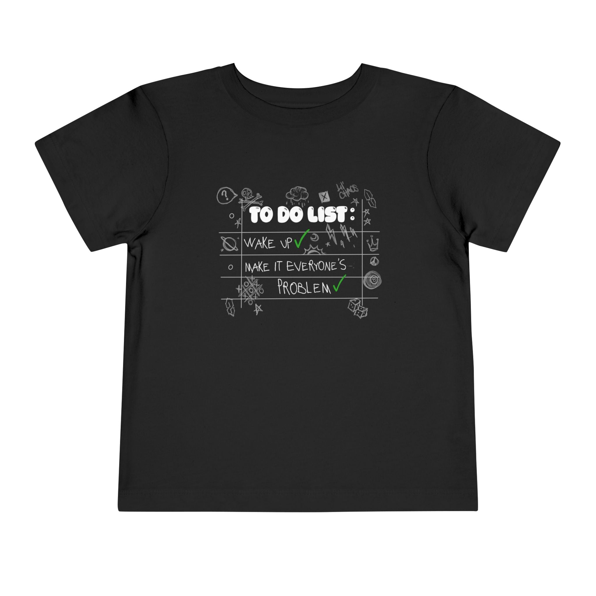 To Do List Toddler Short Sleeve Tee