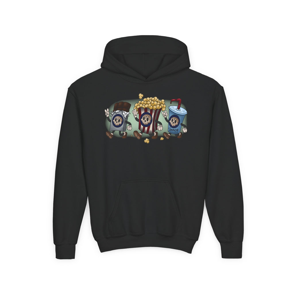 Cinema Chaos Youth Heavy Blend Hooded Sweatshirt